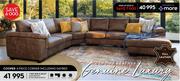 Genuine Leather Cooper 4 Piece Corner Including Daybed