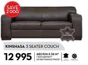 Kinshasa 3 Seater Couch