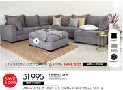 Paradise 6 Piece Corner Lounge Suite
