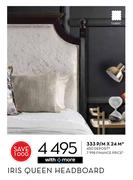 Iris Queen Headboard
