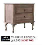 Clarens Pedestal