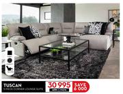 Tuscan 5 Piece Corner Lounge Suite