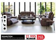 Hamilton 3 Piece Lounge Suite (1, 2 & 3 Seater)