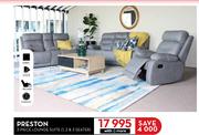 Preston 3 Piece Lounge Suite (1, 2 & 3 Seater)