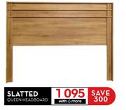 Slatted Queen Headboard