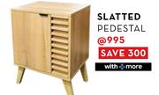 Slatted Pedestal