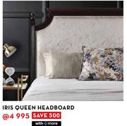 Iris Queen Headboard