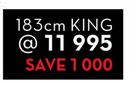 Sealy Rossi 183cm King Size Bed Set