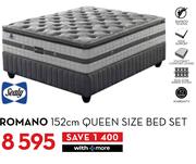 Sealy Romano 152cm Queen Size Bed Set
