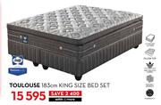 Sealy Toulouse 183cm King Size Bed Set