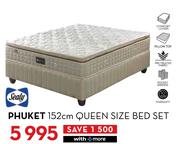 Sealy Phuket 152cm Queen Size Bed Set