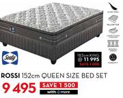 Sealy Rossi 183cm King Size Bed Set
