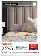 Brisbane Queen Headboard