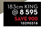 Sealy Phuket 183cm King Size Bed Set