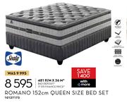 Sealy Romano 152cm Queen Size Bed Set