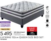 Sleepmasters Lucerne 152cm Queen Size Bed Set