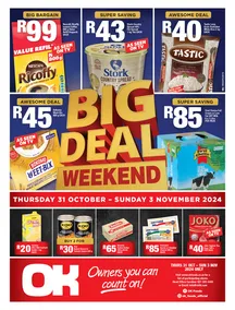 OK Foods : Big Deal Weekend (31 October - 03 November 2024)