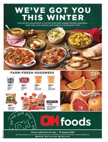 OK Foods : We'e Got You This Winter (24 July - 10 August 2026)