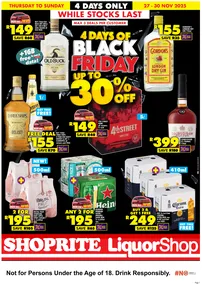 Shoprite : Black Friday (27 November - 30 November 2025)