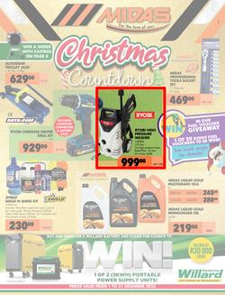 Midas : Christmas Countdown (01 December - 31 December 2023), page 1