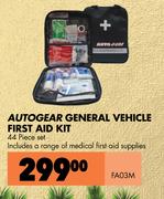 Autogear General Vehicle First Aid Kit FA03M