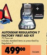 Autogear Regulation 7 Factory First Aid Kit FA04M