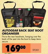 Autogear Back Seat Boot Organiser STO01