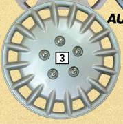 Autogear Wheel 14" Cover Sets 4 Piece Set WC01-14
