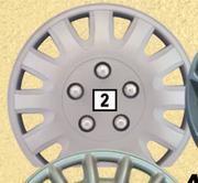 Autogear Wheel 14" Cover Sets 4 Piece Set WC15-14