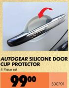 Autogear Silicone Door Cup Protector 4 Piece Set SDCP01