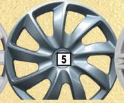 Autogear Wheel 14" Cover Sets 4 Piece Set WC202M