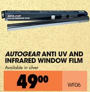 Autogear Anti UV & Infrared Window Film WF06