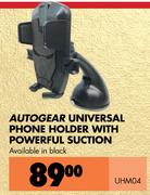 Autogear Universal Phone Holder With Powerful Suction UHM04