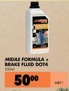 Midas Formula + Brake Fluid DOT4 MBF1-500ml