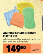 Autogear Microfibre Cloth Kit MFC02