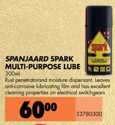 Spanjaard Spark Multi-Purpose Lube 53780300-300ml