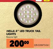 Hella 4" LED Truck Tail Lights Reverse Light 2ZR-328870-061