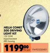 Hella Comet 500 Driving Light Kit 1FA-923220-831- Per Pair.