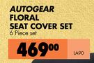 Autogear Floral Seat Cover Set LA90