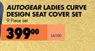 Autogear Ladies Curve Design Seat Cover Set LA100