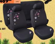 Autogear Floral Seat Cover Set LA90