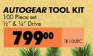 Autogear Tool Kit TK100PC