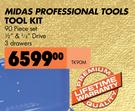 Midas Professional Tools Tool Kit TK90M
