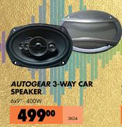 Autogear 3-Way Car Speaker SK04