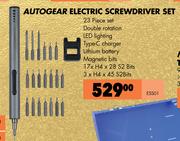 Autogear Electric Screwdriver Set ESS01