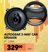 Autogear 3-Way Car Speaker SK02