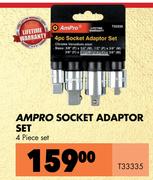 Ampro Socket Adaptor Set 4 Piece Set T33335