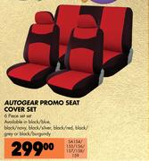 Autogear Promo Seat Cover Set 6 Piece SA154/155/156/157/158/159-Per Set