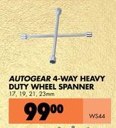 Autogear 4-Way Duty Wheel Spanner WS44