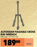 Autogear Foldable Cross Rim Wrench WS03